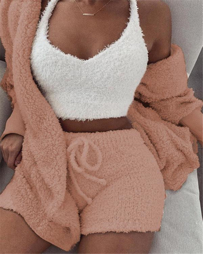 Cropped Pajama Set