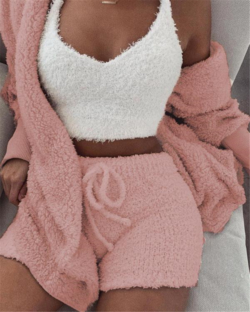 Cropped Pajama Set