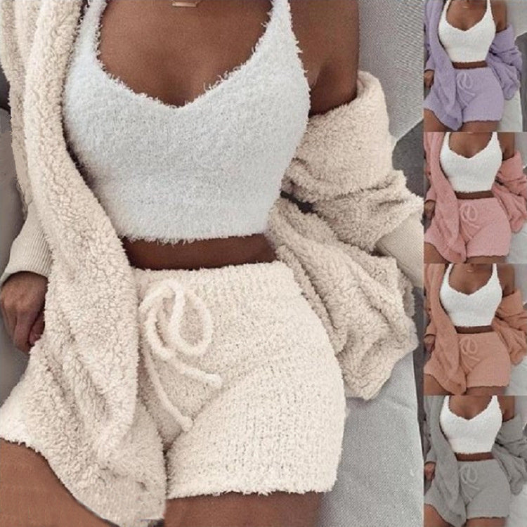 Cropped Pajama Set