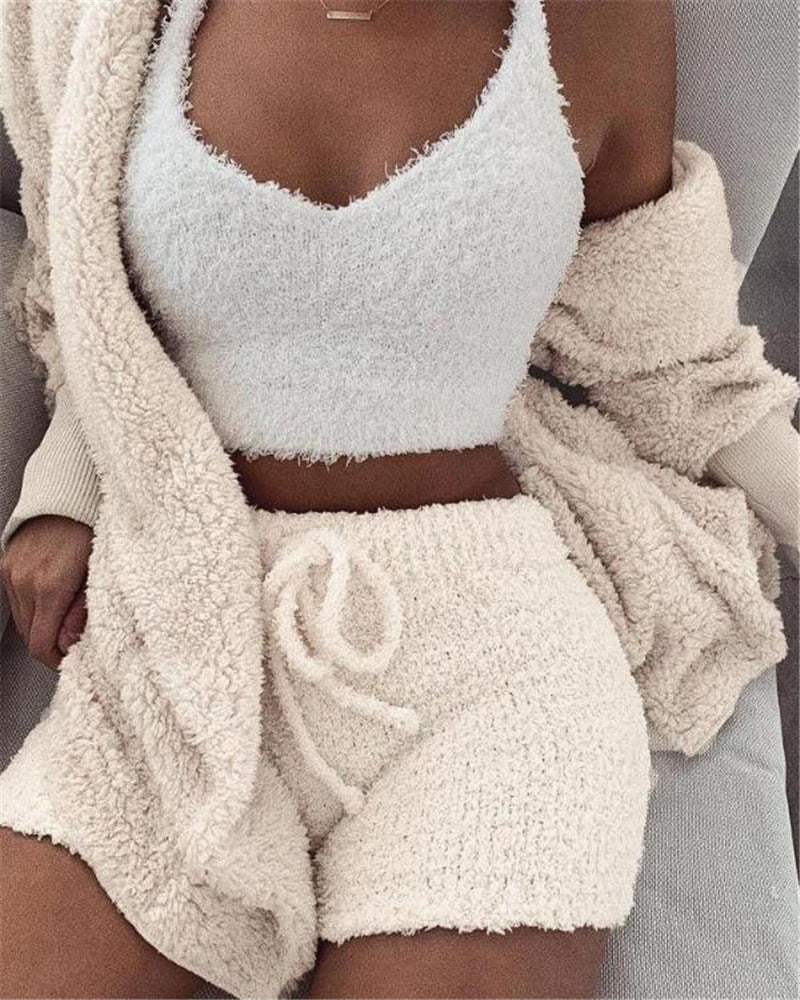 Cropped Pajama Set