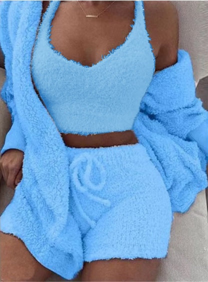 Cropped Pajama Set