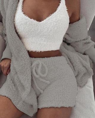 Cropped Pajama Set