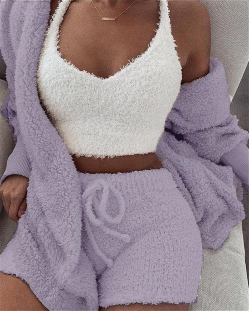 Cropped Pajama Set