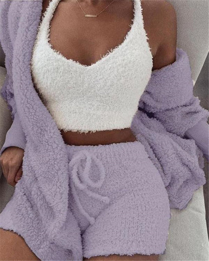 Cropped Pajama Set